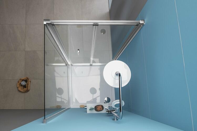 Sprchové dveře 100 cm chrom/transparent – Polysan Easy EL1910