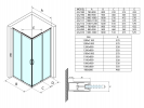 Sprchové dveře 90 cm chrom/transparent – Gelco Sigma simply GS2190
