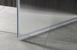 Sprchové dveře 100 cm chrom/sklo brick – Aqualine Pilot PT100