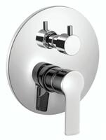 BARON podomítková sprchová baterie, 2 výstupy, vrchní části, chrom | Více - 