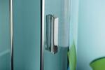 Sprchové dveře 90 cm chrom/transparent – Polysan Zoom ZL1390