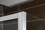 Sprchové dveře 150 cm chrom/transparent – Polysan Deep MD1516