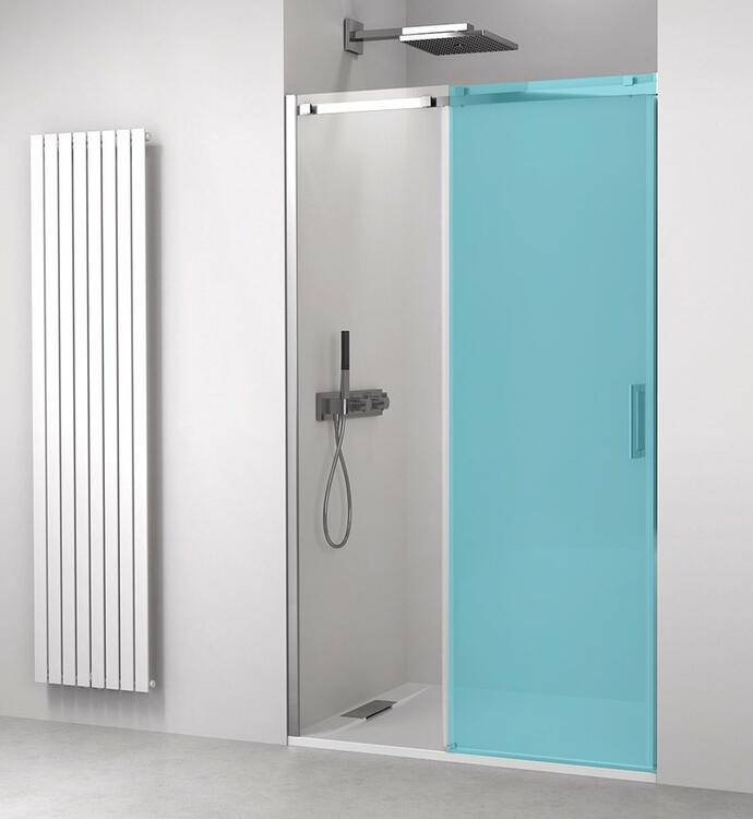 Sprchové dveře 160 cm chrom/transparent – Polysan Thron komponent TL5016A BOX 1/2