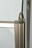 ANTIQUE sprchové dveře otočné, 800mm, pravé, ČIRÉ sklo, bronz, světlý odstín