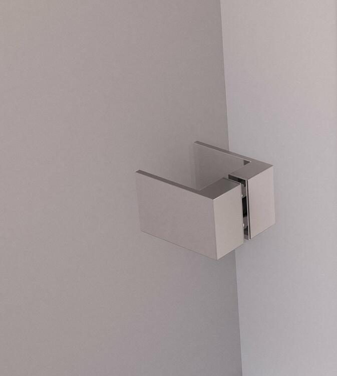 FORTIS EDGE sprchové dveře bez profilu 900mm, čiré sklo, levé