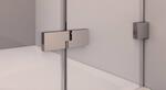 FORTIS EDGE sprchové dveře bez profilu 900mm, čiré sklo, levé