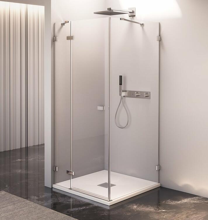 Sprchové dveře levé 90 cm chrom/transparent – Polysan Fortis edge FL1290L