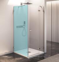 FORTIS EDGE sprchové dveře bez profilu 800mm, čiré sklo, pravé | Více - 