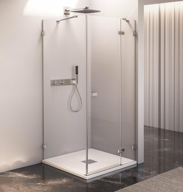Sprchové dveře pravé 80 cm chrom/transparent – Polysan Fortis edge FL1280R