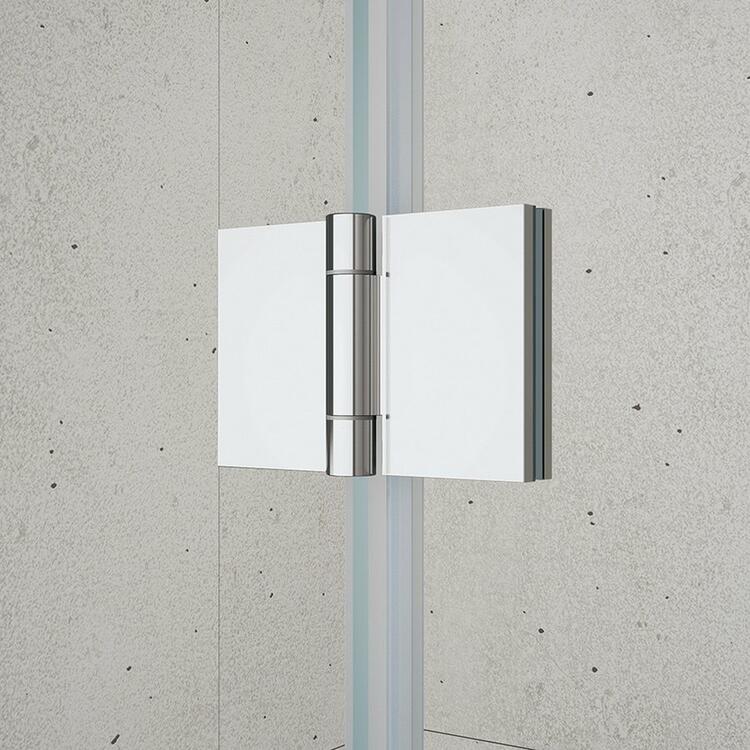 LORO sprchové dveře skládací 900 mm, čiré sklo