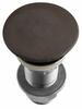 Umyvadlová výpust 5/4“, click-clack, betonová zátka, 10-80mm, tmavě hnědá mat