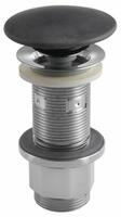 Umyvadlová výpust 5/4“, click-clack, betonová zátka, 10-80mm, antracit | Více - 