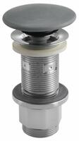 Umyvadlová výpust 5/4“, click-clack, betonová zátka, 10-80mm, šedá | Více - 