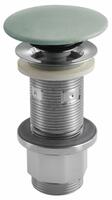 Umyvadlová výpust 5/4“, click-clack, betonová zátka, 10-80mm, zelená | Více - 