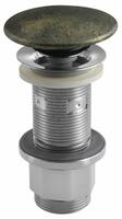 Umyvadlová výpust 5/4“, click-clack, betonová zátka, 10-80mm, zlato | Více - 