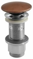 Umyvadlová výpust 5/4“, click-clack, betonová zátka, 10-80mm, měď | Více - 