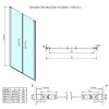 Sprchové dveře 100 cm chrom/transparent – Gelco Loro GN4310