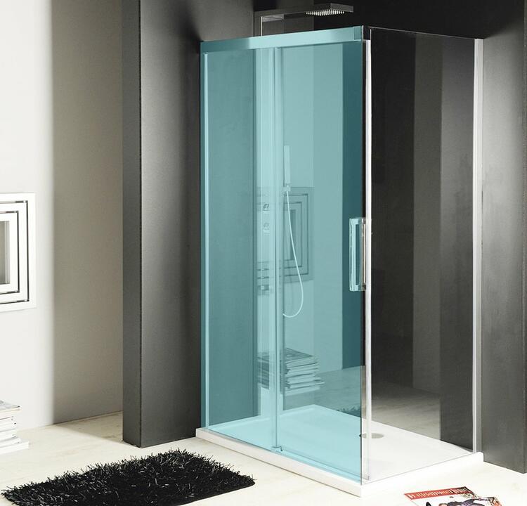 Sprchová stěna 100 cm chrom/transparent – Gelco Fondura GF5001