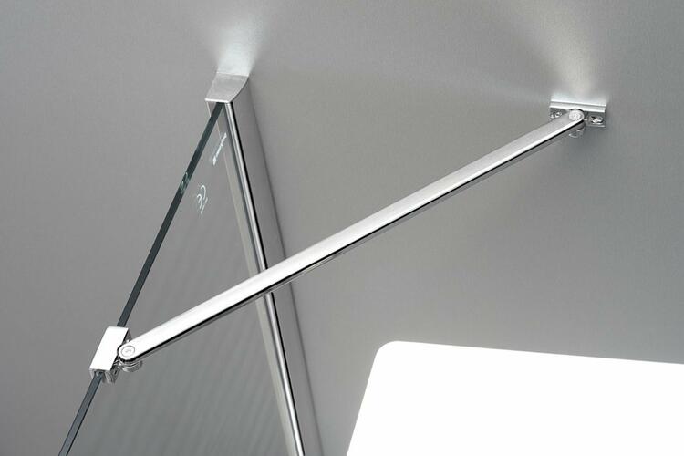 Sprchová stěna 100 cm chrom/transparent – Polysan Fortis FL3510