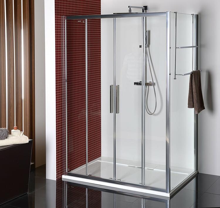 Sprchová stěna 70 cm chrom/transparent – Polysan Lucis line DL3215