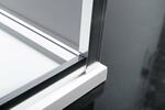 Sprchová stěna 80 cm chrom/transparent – Polysan Easy EL3215