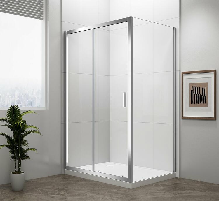 Sprchová stěna 70 cm chrom/transparent – Polysan Easy EL3115