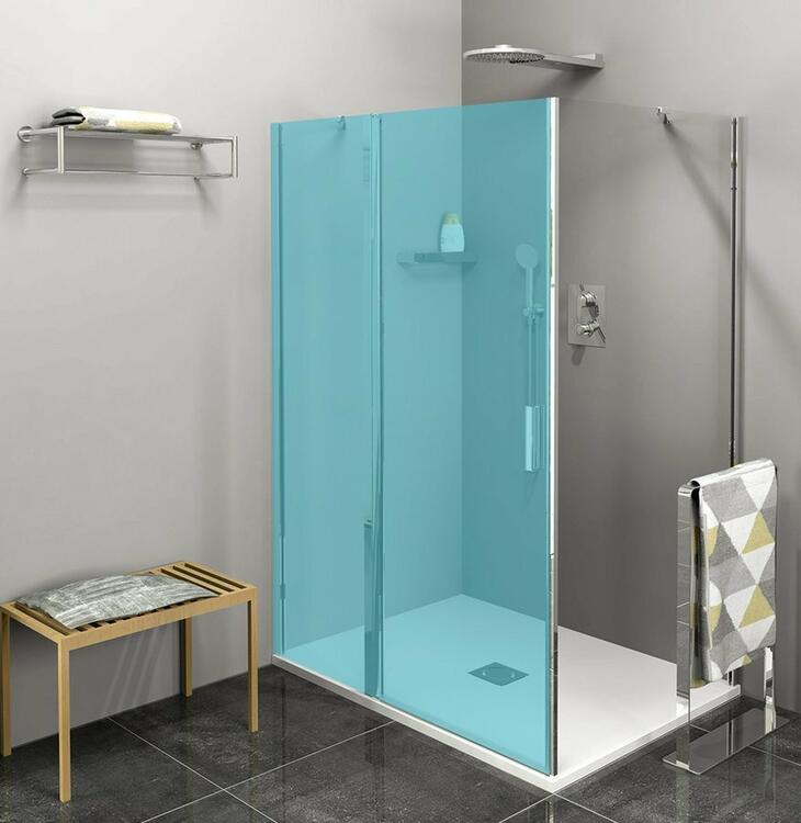 Sprchová stěna 70 cm chrom/transparent – Polysan Zoom ZL3270