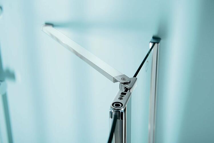Sprchová stěna 70 cm chrom/transparent – Polysan Zoom ZL3270