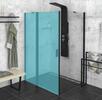 Sprchová stěna 90 cm černá/transparent – Polysan Zoom black ZL3290B