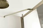 Sprchová stěna 90 cm bronz/transparent – Gelco Antique GQ5690C
