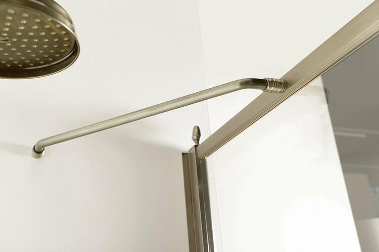 Sprchová stěna 100 cm bronz/transparent – Gelco Antique GQ5610C
