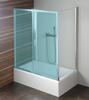 Sprchová stěna 90 cm chrom/transparent – Polysan Deep MD3316