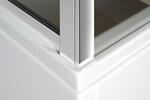 Sprchová stěna 90 cm chrom/transparent – Polysan Deep MD3316