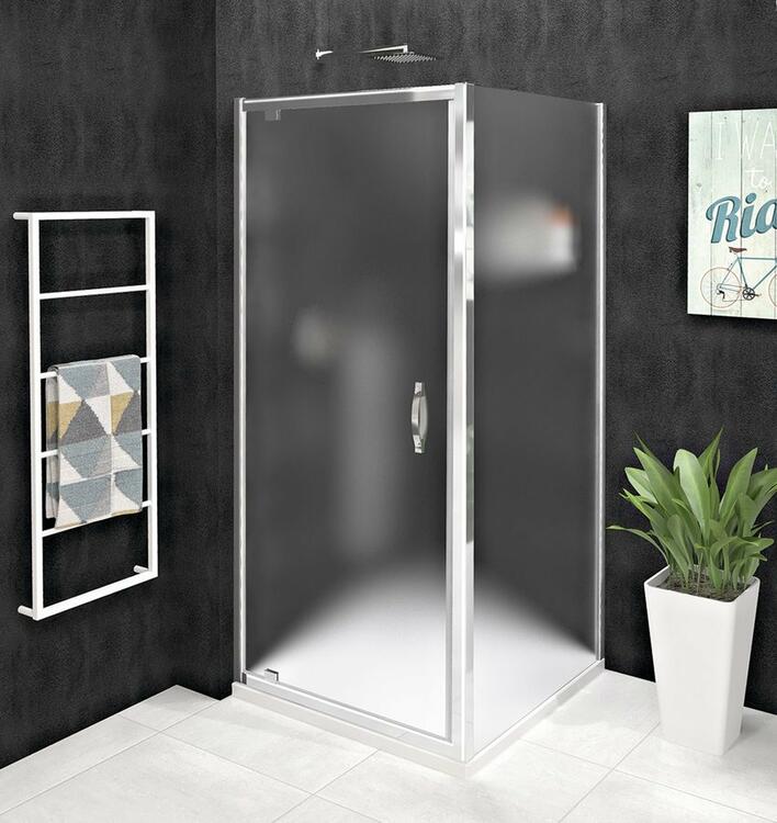 Sprchová stěna 100 cm chrom/sklo brick – Gelco Sigma simply GS4310