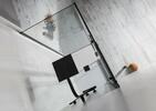 ALTIS LINE BLACK boční stěna 800mm, čiré sklo, výška 2000mm, čiré sklo
