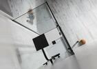 Sprchová stěna 100 cm černá/transparent – Polysan Altis black AL6112B