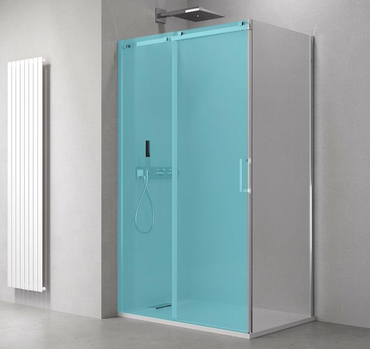 Sprchová stěna 100 cm chrom/transparent – Polysan Thron TL3010