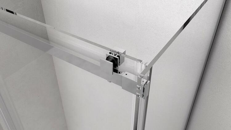 Sprchová stěna 100 cm chrom/transparent – Polysan Thron TL3010