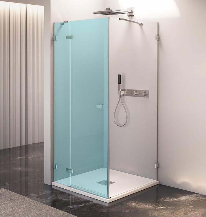 Sprchová stěna 90 cm chrom/transparent – Polysan Fortis Edge FL3592