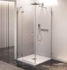 Sprchová stěna 100 cm chrom/transparent – Polysan Fortis Edge FL3522