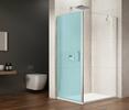 Sprchová stěna 100 cm chrom/transparent – Gelco Loro GN3510