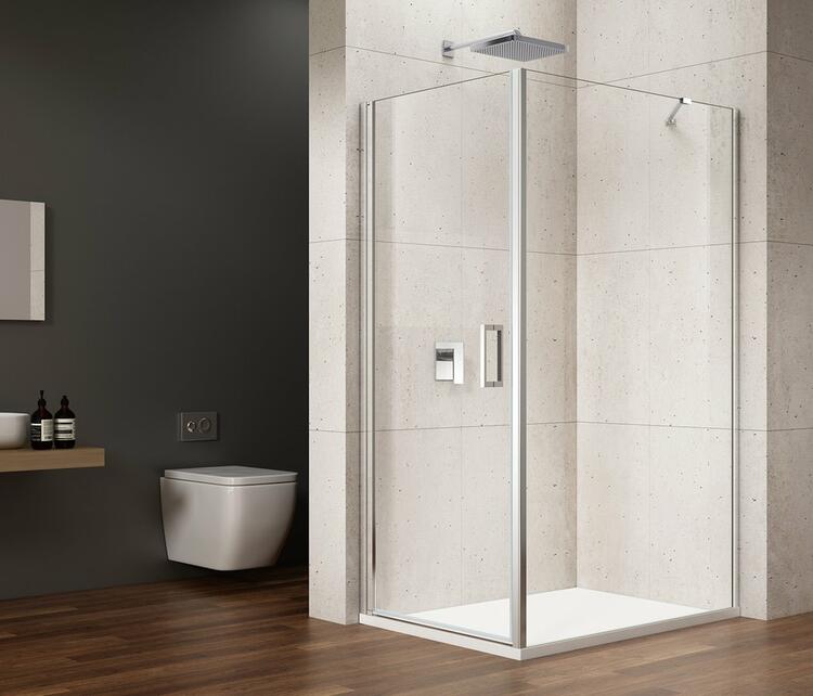 Sprchová stěna 100 cm chrom/transparent – Gelco Loro GN3510