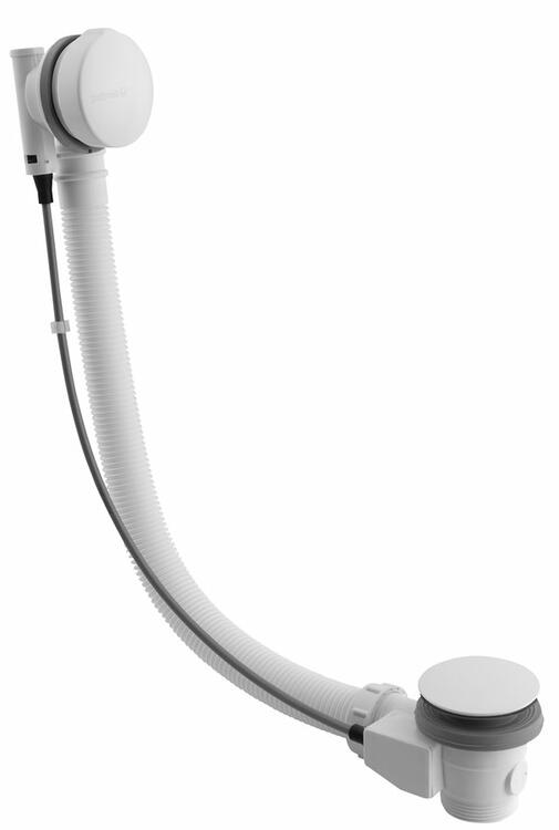 Vanová souprava s bovdenem, délka 575mm, zátka 72mm, bílá