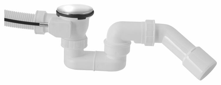 Vanová souprava, L-615mm, DN40/50, ABS/chrom