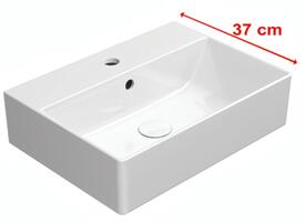 Keramické umyvadlo 50×37 cm bílá – GSI KUBE X 94479111 | Více - 