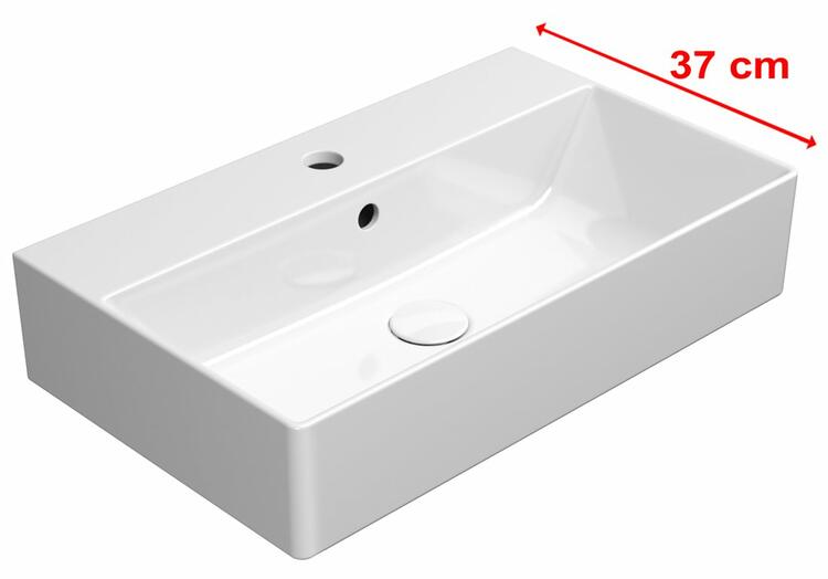 Keramické umyvadlo 60×37 cm bílá – GSI KUBE X 94549111