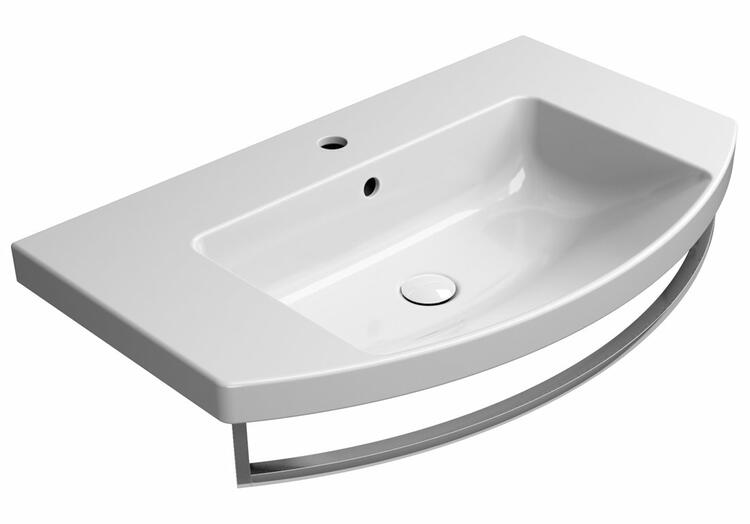 NORM čelní držák ručníků 80cm, pro umyvadlo 8644111, chrom