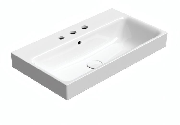 Keramické umyvadlo 70×40 cm bílá – GSI NUBES 9687311