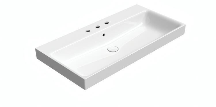 Keramické umyvadlo 100×50 cm bílá – GSI NUBES 96239311