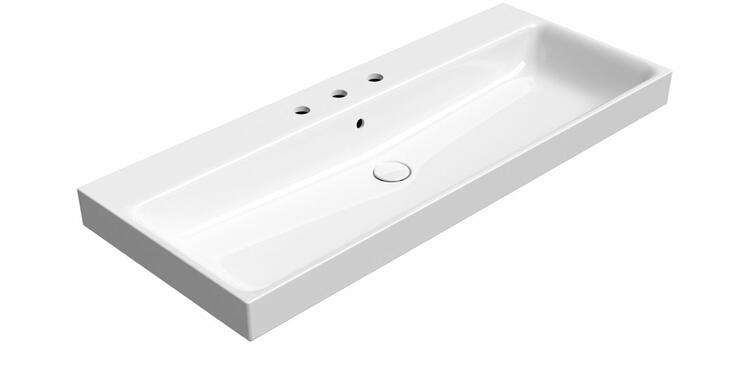 Keramické umyvadlo 120×50 cm bílá – GSI NUBES 96249311